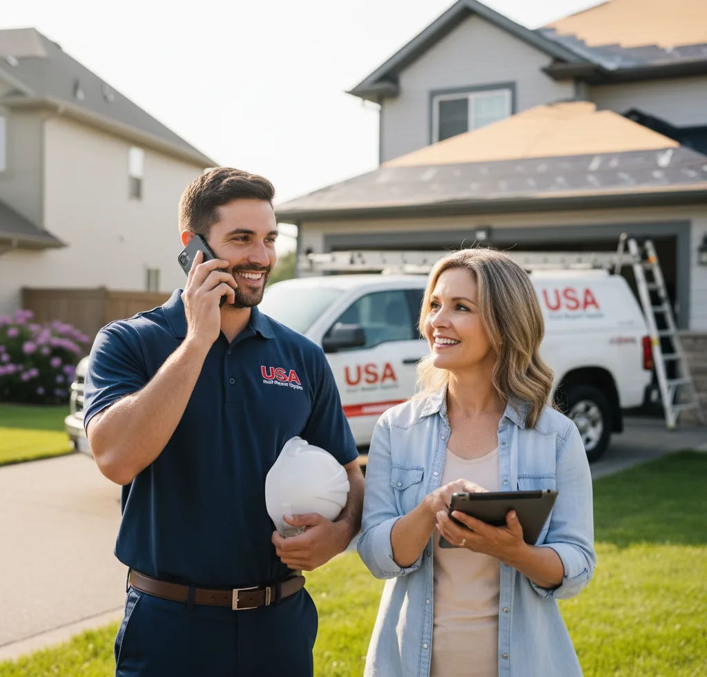 USA Roof Repair Experts customer support in Del City